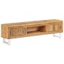 Solid recycled wood TV stand 140x30x40cm by vidaXL, TV Furniture - Ref: Foro24-246416, Price: 308,99 €, Discount: %