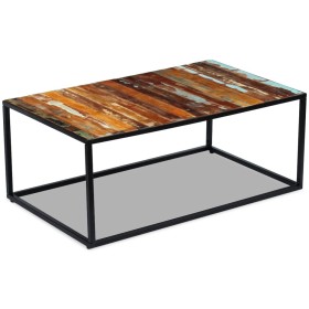 Recycled solid wood coffee table 100x60x40 cm by vidaXL, Coffee table - Ref: Foro24-243336, Price: 136,99 €, Discount: %