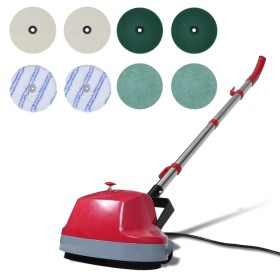 Floor polisher cleaning machine with double 5-in-1 head by vidaXL, Vacuum cleaners - Ref: Foro24-140318, Price: 120,92 €, Dis...