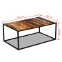 Couchtisch aus recyceltem Massivholz, 100 x 60 x 40 cm von vidaXL, Couchtisch - Ref: Foro24-243336, Preis: 136,23 €, Rabatt: %