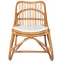 Light brown rattan linen chair by vidaXL, Armchairs - Ref: Foro24-325483, Price: 158,44 €, Discount: %