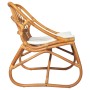 Light brown rattan linen chair by vidaXL, Armchairs - Ref: Foro24-325483, Price: 158,44 €, Discount: %