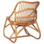 Light brown rattan linen chair by vidaXL, Armchairs - Ref: Foro24-325483, Price: 158,44 €, Discount: %