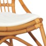 Light brown rattan linen chair by vidaXL, Armchairs - Ref: Foro24-325483, Price: 158,44 €, Discount: %