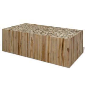 Couchtisch aus echtem Teakholz 90x50x30 cm von vidaXL, Couchtisch - Ref: Foro24-244556, Preis: 148,53 €, Rabatt: %