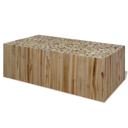 Genuine teak coffee table 90x50x30 cm by vidaXL, Coffee table - Ref: Foro24-244556, Price: 150,21 €, Discount: %