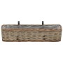 Balcony planter with PE lining 2 units wicker 60 cm by vidaXL, Pots and planters - Ref: Foro24-246829, Price: 37,76 €, Discou...