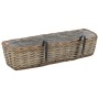 Balcony planter with PE lining 2 units wicker 60 cm by vidaXL, Pots and planters - Ref: Foro24-246829, Price: 37,76 €, Discou...