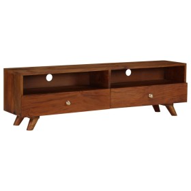 Mueble para TV de madera maciza reciclada 140x30x40 cm de vidaXL, Muebles TV - Ref: Foro24-246675, Precio: 282,29 €, Descuent...