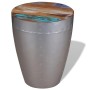 Recycled solid wood aviator stool by vidaXL, Folding stools and chairs - Ref: Foro24-244243, Price: 92,32 €, Discount: %