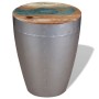 Recycled solid wood aviator stool by vidaXL, Folding stools and chairs - Ref: Foro24-244243, Price: 92,32 €, Discount: %