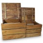 Juego de cajas de almacenaje 2 pzas madera maciza reciclada de vidaXL, Baúles de almacenamiento - Ref: Foro24-244498, Precio:...