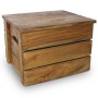 Set of 2 solid reclaimed wood storage boxes by vidaXL, Storage trunks - Ref: Foro24-244498, Price: 124,61 €, Discount: %