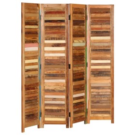 Biombo divisor de madera maciza reciclada 170 cm de vidaXL, Divisores de ambientes - Ref: Foro24-246411, Precio: 301,33 €, De...