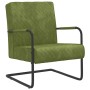 Silla voladiza de terciopelo verde claro de vidaXL, Sillones - Ref: Foro24-325727, Precio: 123,99 €, Descuento: %