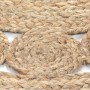 Round rug with braided jute design 150 cm by vidaXL, Rugs - Ref: Foro24-245344, Price: 57,77 €, Discount: %