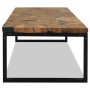 Mesa de centro de resina de teca 110x60x40 cm de vidaXL, Mesas de centro - Ref: Foro24-244551, Precio: 239,28 €, Descuento: %