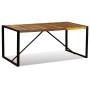 Mesa de comedor de madera maciza reciclada 180 cm de vidaXL, Mesas de cocina y de comedor - Ref: Foro24-243999, Precio: 252,6...