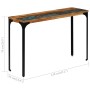 Solid recycled wood console table 120x35x76 cm by vidaXL, Side tables - Ref: Foro24-247323, Price: 101,26 €, Discount: %