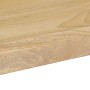 Mesa de comedor de madera maciza de mango y acero 115x55x76 cm de vidaXL, Mesas de cocina y de comedor - Ref: Foro24-247333, ...