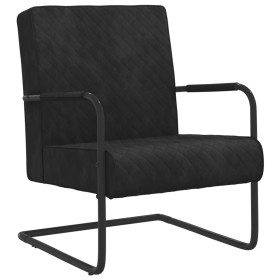 Black Velvet Cantilever Chair by vidaXL, Armchairs - Ref: Foro24-325730, Price: 175,99 €, Discount: %