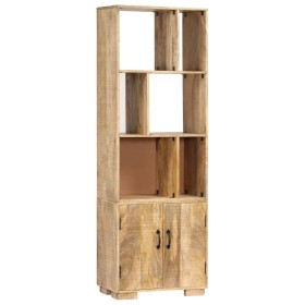 Solid mango wood shelf 60x35x180 cm by vidaXL, Bookcases and shelves - Ref: Foro24-247481, Price: 355,99 €, Discount: %