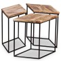 Solid mango wood coffee table 56x48x40 cm by vidaXL, Coffee table - Ref: Foro24-243976, Price: 102,38 €, Discount: %