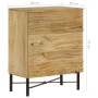 Solid mango wood sideboard 60x35x75 cm by vidaXL, Sideboards - Ref: Foro24-246974, Price: 184,99 €, Discount: %