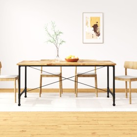 Mesa de comedor de madera maciza de mango 180 cm de vidaXL, Mesas de cocina y de comedor - Ref: Foro24-243993, Precio: 330,99...