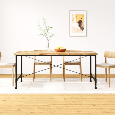 Mesa de comedor de madera maciza de mango 180 cm de vidaXL, Mesas de cocina y de comedor - Ref: Foro24-243993, Precio: 330,00...