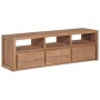 Solid teak wood TV cabinet with natural finish 120x30x40 cm by vidaXL, TV Furniture - Ref: Foro24-246950, Price: 277,54 €, Di...