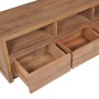 TV-Schrank aus massivem Teakholz mit natürlichem Finish, 120 x 30 x 40 cm von vidaXL, TV-Möbel - Ref: Foro24-246950, Preis: 2...