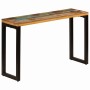 Mesa consola madera maciza reciclada y acero 120x35x76 cm de vidaXL, Mesas auxiliares - Ref: Foro24-247335, Precio: 154,29 €,...