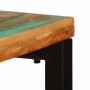 Mesa consola madera maciza reciclada y acero 120x35x76 cm de vidaXL, Mesas auxiliares - Ref: Foro24-247335, Precio: 154,29 €,...