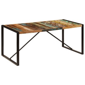 Recycled solid wood dining table 180x90x75 cm by vidaXL, Kitchen and dining tables - Ref: Foro24-247415, Price: 316,99 €, Dis...