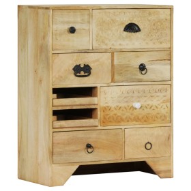 Mueble con cajones 60x30x75 cm madera maciza de mango de vidaXL, Aparadores - Ref: Foro24-247579, Precio: 234,99 €, Descuento: %