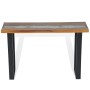 Mesa consola de teca 100x35x75 cm de vidaXL, Mesas auxiliares - Ref: Foro24-245065, Precio: 176,10 €, Descuento: %