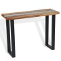 Mesa consola de teca 100x35x75 cm de vidaXL, Mesas auxiliares - Ref: Foro24-245065, Precio: 176,10 €, Descuento: %