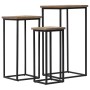 Set of tables for plants 3 units recycled teak by vidaXL, Side tables - Ref: Foro24-246088, Price: 163,99 €, Discount: %