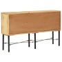 Aparador de madera de mango maciza 118x30x70 cm de vidaXL, Aparadores - Ref: Foro24-246975, Precio: 249,71 €, Descuento: %