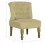 French green fabric armchair by vidaXL, Armchairs - Ref: Foro24-282126, Price: 116,99 €, Discount: %