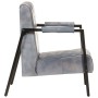 Gray real goat leather armchair 60x80x87 cm by vidaXL, Armchairs - Ref: Foro24-325149, Price: 160,99 €, Discount: %