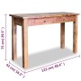 Mesa consola de madera maciza reciclada 123x42x75 cm de vidaXL, Mesas auxiliares - Ref: Foro24-244494, Precio: 195,81 €, Desc...