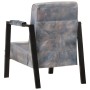 Gray real goat leather armchair 60x80x87 cm by vidaXL, Armchairs - Ref: Foro24-325149, Price: 160,99 €, Discount: %