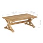 Mesa de centro de madera maciza de mango 110x60x40 cm de vidaXL, Mesas de centro - Ref: Foro24-247117, Precio: 232,99 €, Desc...