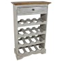 Recycled solid wood bottle rack 55x23x85 cm by vidaXL, Wine racks - Ref: Foro24-244507, Price: 122,72 €, Discount: %