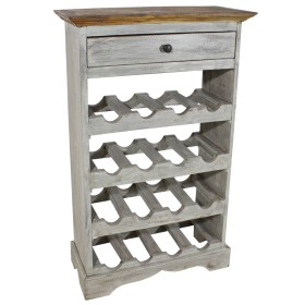 Recycled solid wood bottle rack 55x23x85 cm by vidaXL, Wine racks - Ref: Foro24-244507, Price: 95,99 €, Discount: %