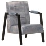 Gray real goat leather armchair 60x80x87 cm by vidaXL, Armchairs - Ref: Foro24-325149, Price: 160,99 €, Discount: %