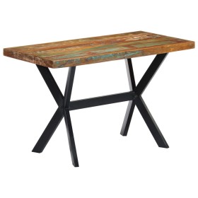 Esstisch aus recyceltem Massivholz, 120 x 60 x 75 cm von vidaXL, Küchen- und Esstische - Ref: Foro24-247443, Preis: 207,99 €,...