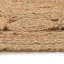 Runder Teppich mit geflochtenem Jute-Design, 120 cm von vidaXL, Teppiche - Ref: Foro24-245343, Preis: 40,63 €, Rabatt: %